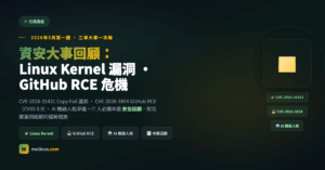 2026年5月資安大事回顧 封面圖