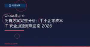 Cloudflare 免費方案完整分析：中小企零成本 IT 安全加速實戰指南 2026