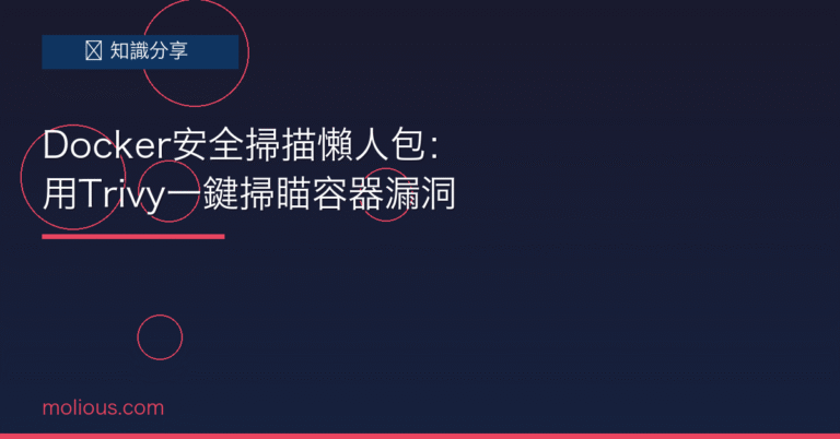 Docker安全 Trivy容器漏洞掃描封面圖