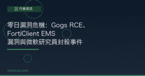零日漏洞 封面圖：Gogs RCE FortiClient EMS 漏洞與微軟研究員爭議