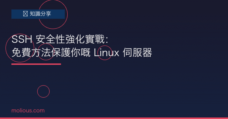 SSH 安全性強化實戰：免費方法保護你嘅 Linux 伺服器