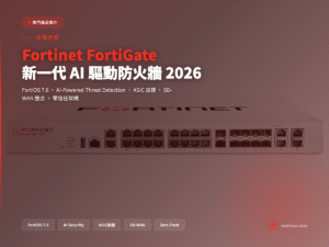 Fortinet FortiGate — 新一代AI驅動防火牆2026 — molious.com 產品推介封面