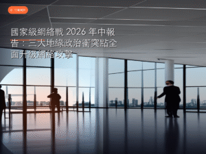 國家級網絡戰 2026 年中報告：三大地緣政治衝突點全面升級網絡攻擊