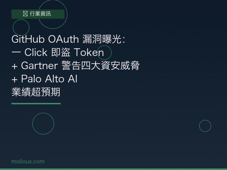 GitHub 封面圖:OAuth 漏洞資安新聞