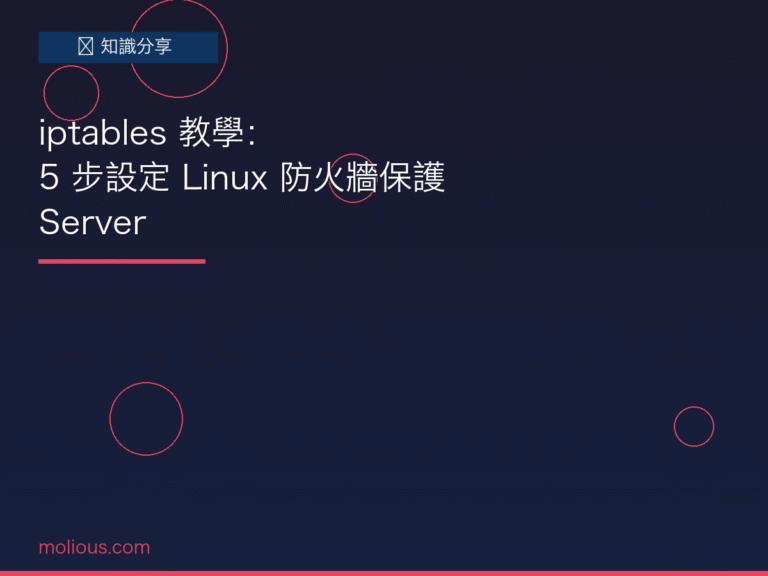 iptables Linux防火牆封面圖：5步設定教學