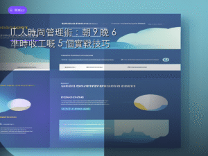 時間管理 封面圖：IT 人朝9晚6 準時收工實戰技巧