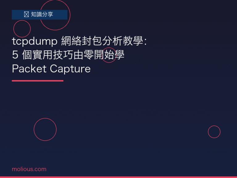 tcpdump 封面圖:網絡封包分析教學 5 個實用技巧