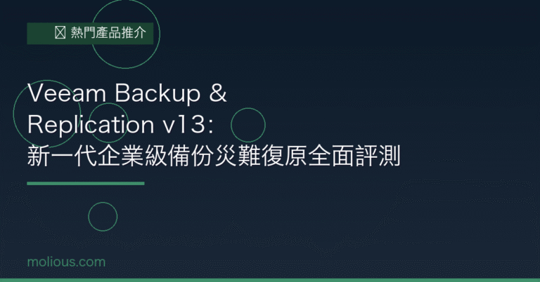 Veeam 封面圖：企業級備份災難復原評測