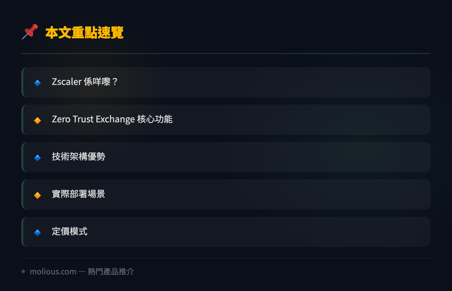 Zscaler Zero Trust Exchange 深度評測：2026 年雲端安全存取終極方案 - 文章重點速覽 infographic