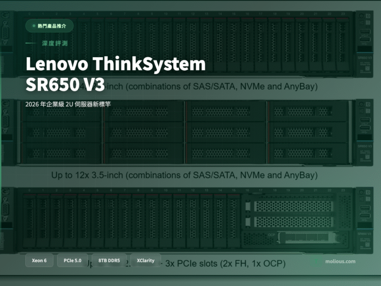 Lenovo ThinkSystem SR650 V3 伺服器評測封面圖