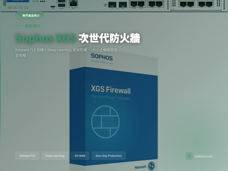 Sophos XGS 次世代防火牆產品封面圖