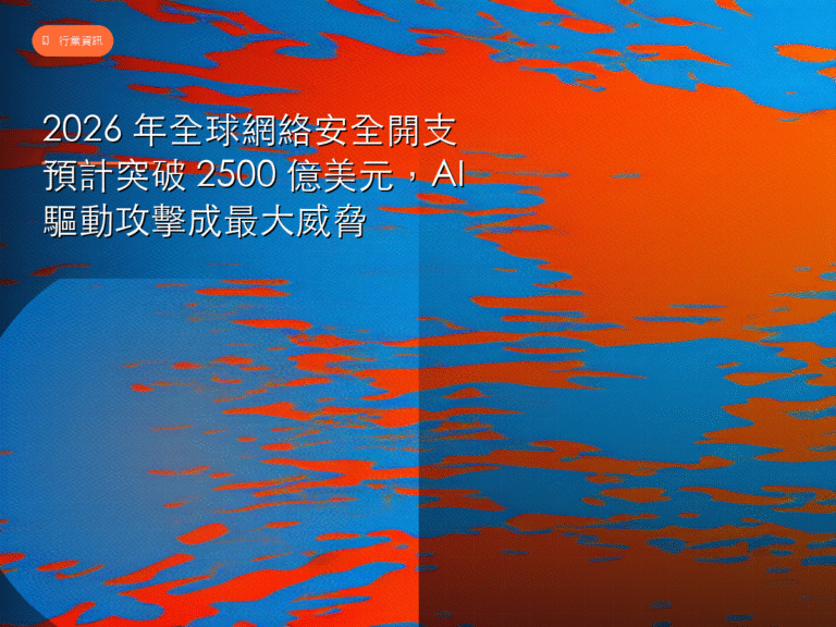 2026 年全球網絡安全開支預計突破 2500 億美元,AI 驅動攻擊成最大威脅