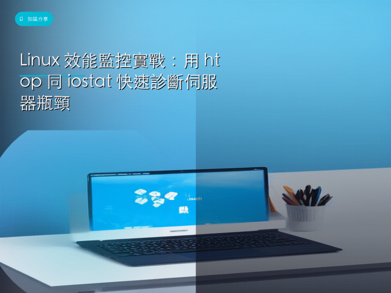Linux 效能監控實戰:用 htop 同 iostat 快速診斷伺服器瓶頸