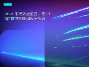 Linux 系統效能監控：用 htop 快速診斷伺服器瓶頸