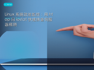 Linux 系統效能監控：用 htop 同 iostat 快速排查伺服器瓶頸