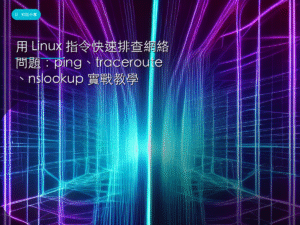 用 Linux 指令快速排查網絡問題：ping、traceroute、nslookup 實戰教學