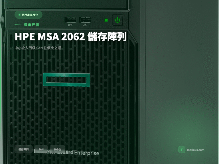 HPE MSA 2062 儲存陣列 產品實物照