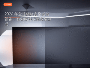 2026 年全球網絡安全威脅報告：勒索軟件攻擊激增四成