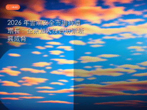 2026 年雲端安全市場持續增長：企業加大投資防禦新興威脅