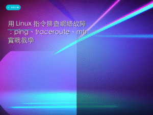 用 Linux 指令排查網絡故障：ping、traceroute、mtr 實戰教學