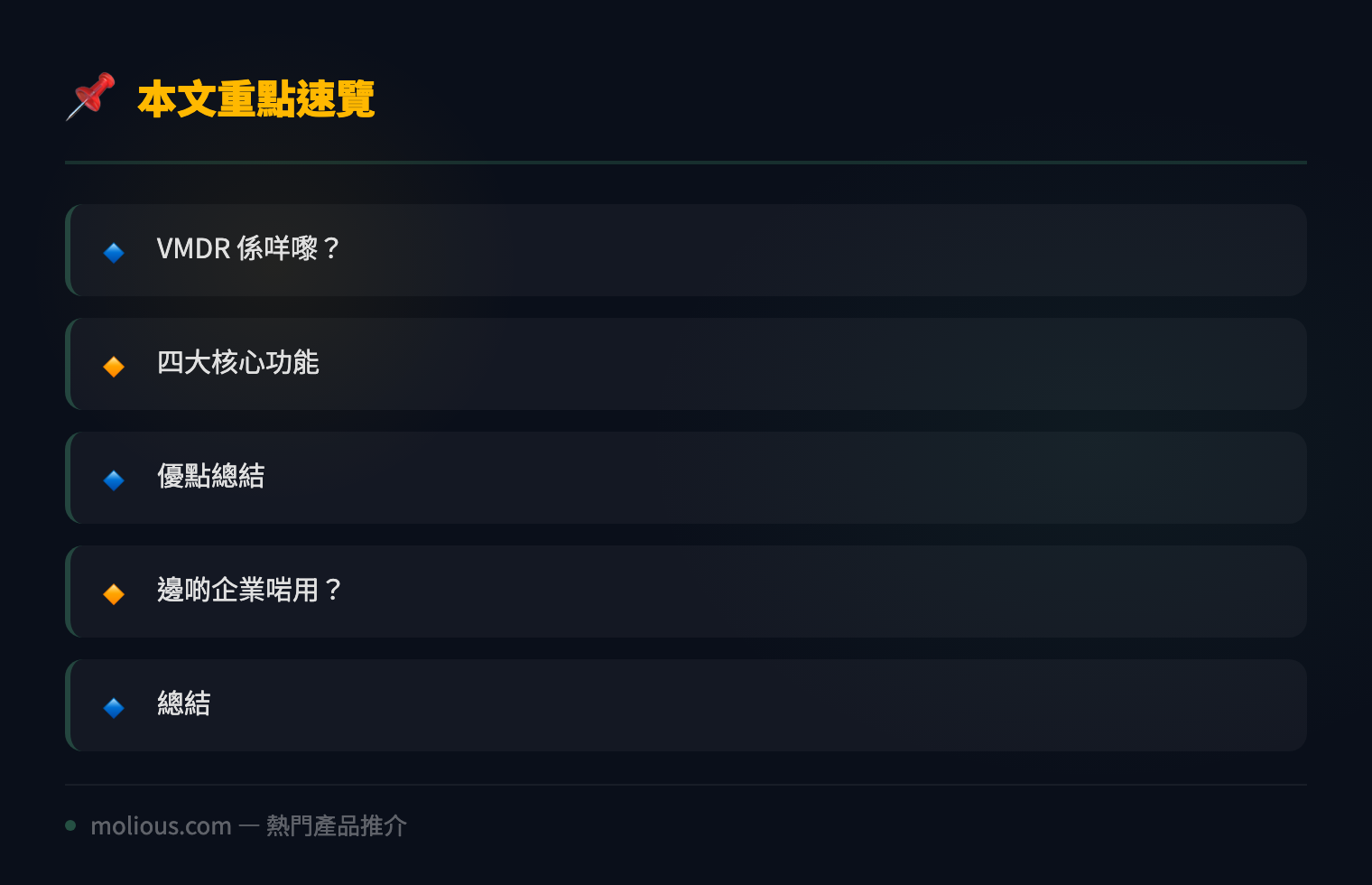 Qualys VMDR 漏洞管理平台深度評測:一個平台搞掂偵測排序同修復 - 文章重點速覽 infographic