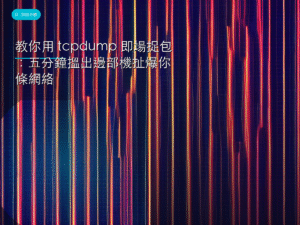 教你用 tcpdump 即場捉包：五分鐘搵出邊部機扯爆你條網絡